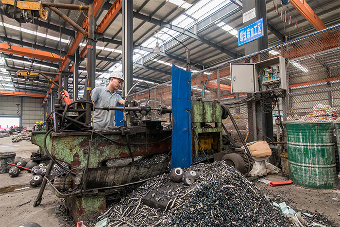 邳州网架配件车间